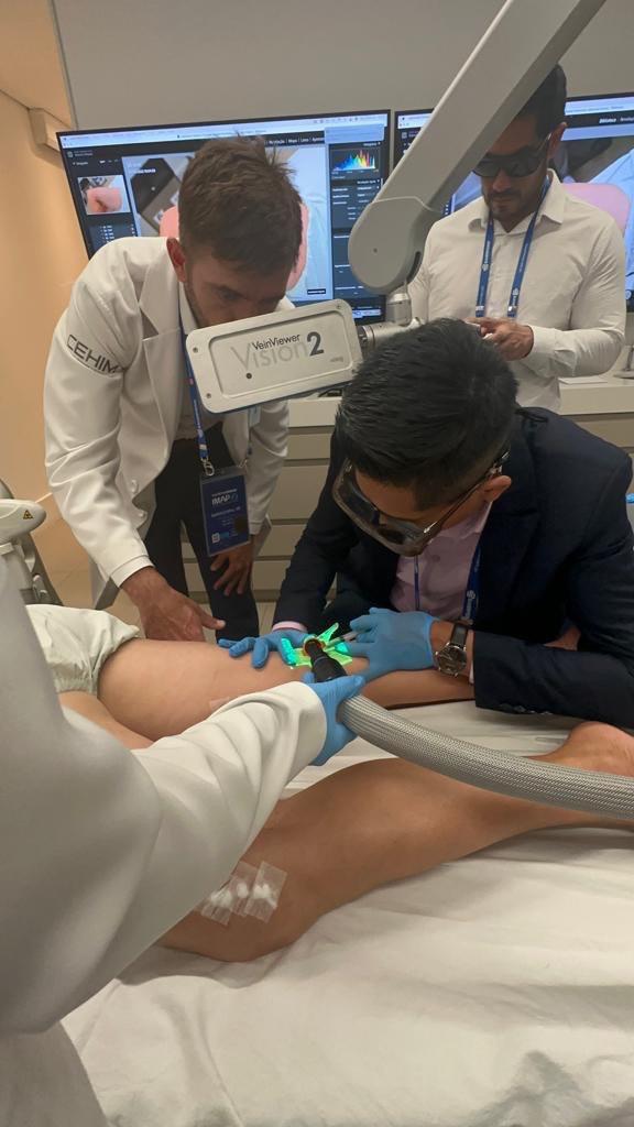 capacitacion en uso de vein viewer